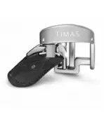 TIMAS WATCH FOR MEN – Leather Strap Black – Silver Dial – Orignal Premium Quartz Dial Timas Watch - Image 4