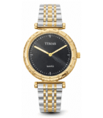 Black Timas Quartz Watch – Perfect For Men And Women Both Can Wear Timas Stainless Steel Watch - Timas Orignal Watch