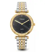 Black Timas Quartz Watch – Perfect For Men And Women Both Can Wear Timas Stainless Steel Watch - Timas Orignal Watch
