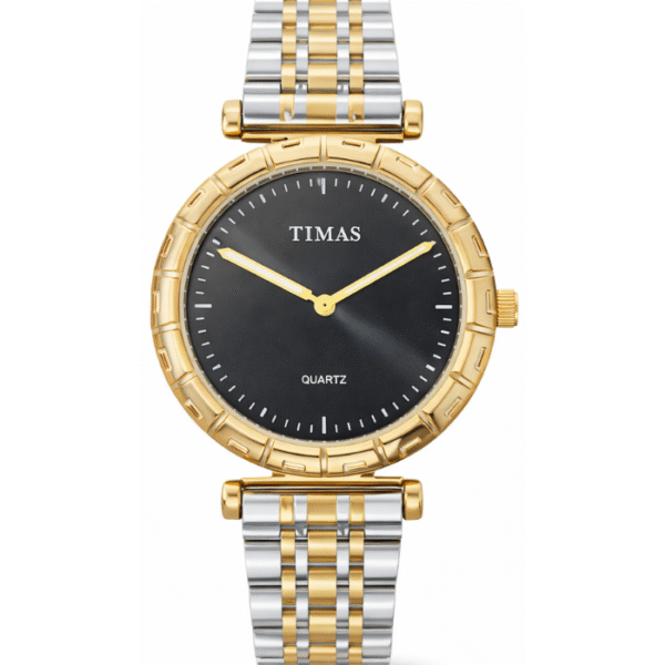 Black Timas Quartz Watch – Perfect For Men And Women Both Can Wear Timas Stainless Steel Watch - Timas Orignal Watch