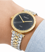 Black Timas Quartz Watch – Perfect For Men And Women Both Can Wear Timas Stainless Steel Watch - Timas Orignal Watch - Image 2