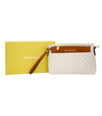 Michael Kors Jet Set Medium Wristlet Bag – Signature Logo Canvas Wallet - Image 2