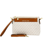 Michael Kors Jet Set Medium Wristlet Bag – Signature Logo Canvas Wallet - Image 3