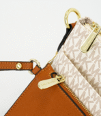 Michael Kors Jet Set Medium Wristlet Bag – Signature Logo Canvas Wallet - Image 5